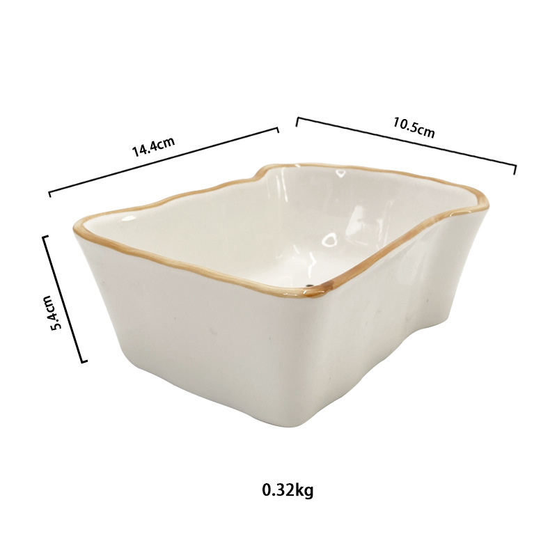 5.8 인치 빵 그릇 웃는