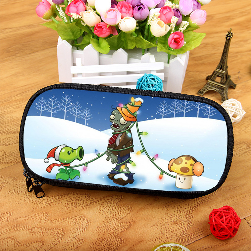 Fábrica al por mayor zombie caja de lápices de gran capacidad caja de papelería estudiante bolsa de almacenamiento de una sola pieza de entrega