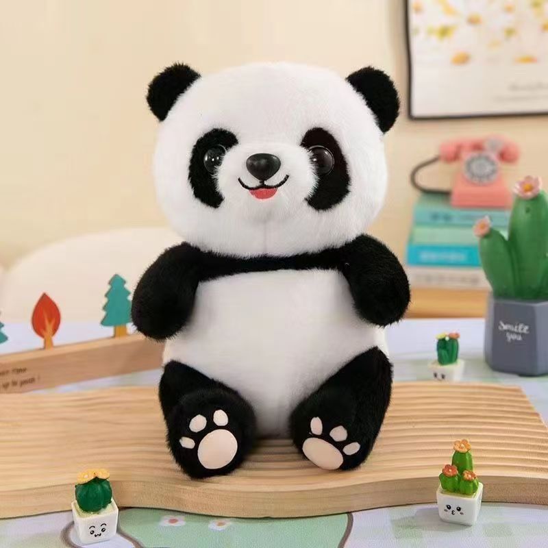 Cute Panda Plush Toy, Realistic National Treasure Giant Panda Doll, Children's Gift, 8inch Claw Machine Dolls Cute Panda Plush Toy, Realistic National Treasure Giant Panda Doll, Children's Gift, 8inch Claw Machine Dolls