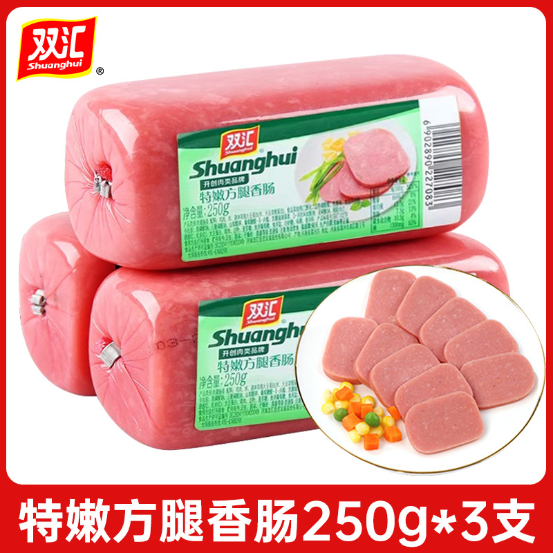 아주 부드러운 사각다리 소시지 250g*3개.