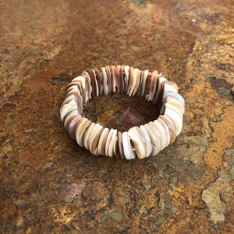 Conchas naturales conchas pulseras collares diy fresco versátil joyería correa de mano tienda artesanía característica fuente
