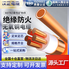 工廠直營BTTZ國標剛性室外防火無氧銅芯氧化鎂礦物質絕緣電纜