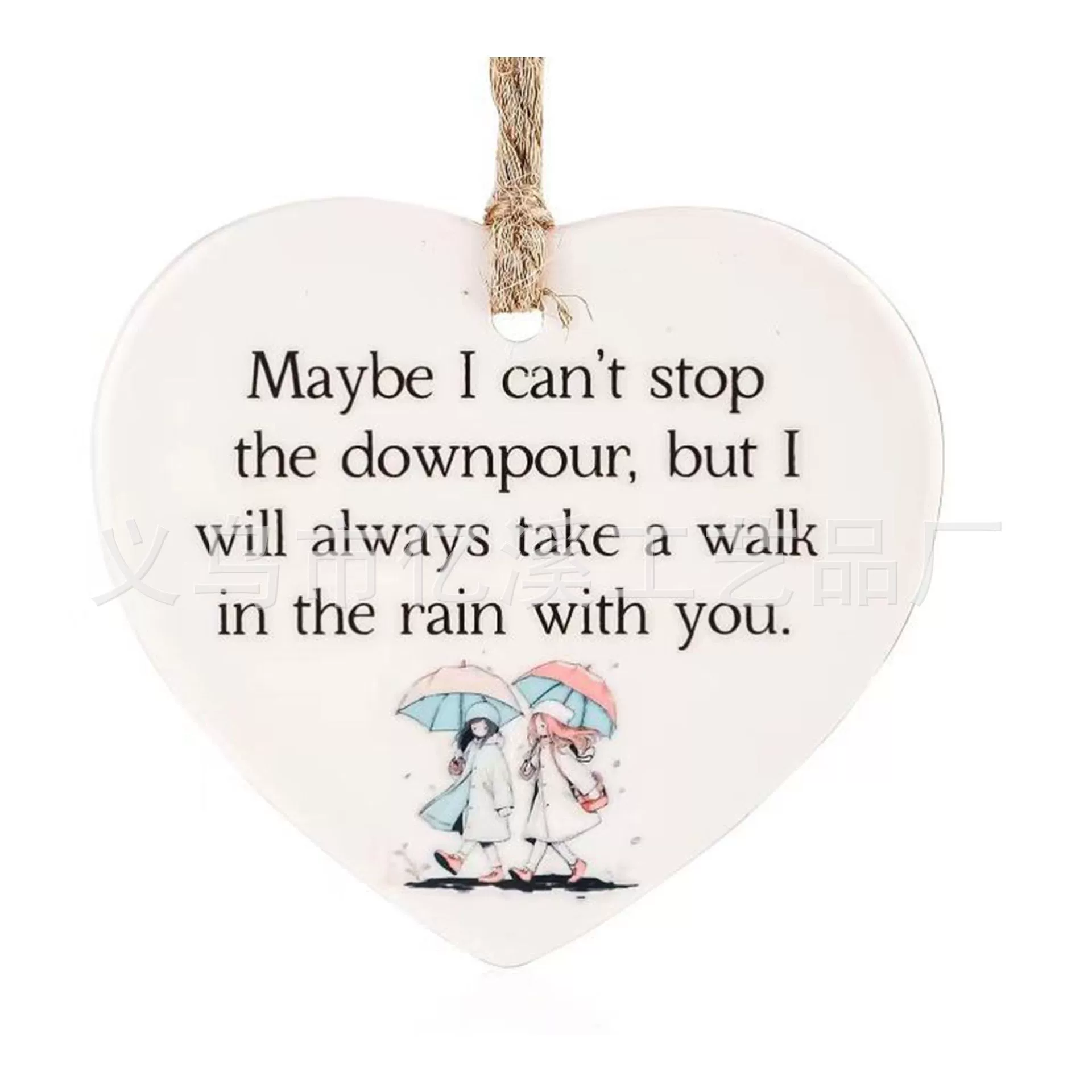 Независимые станции взрывы Керамические ремесла кулон любовь кулон я желаю вам жить по соседству