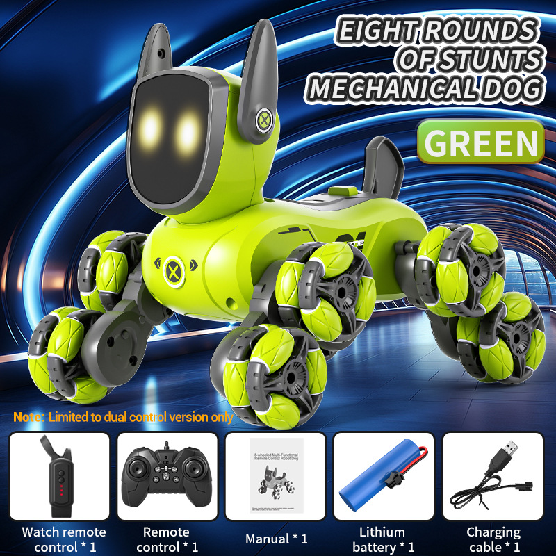 Robot Q200 JJRC de ocho ruedas con inducción por gestos control remoto acrobacias juguete infantil