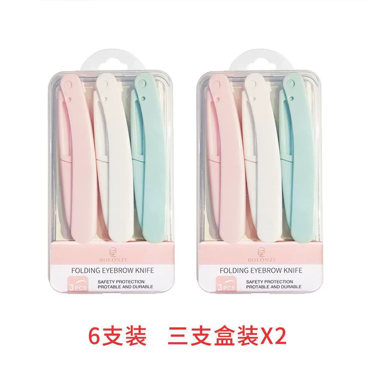 Folding razor, set for beginners, changeable blade