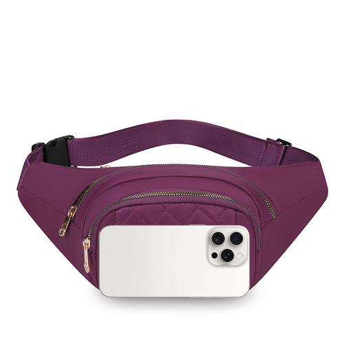 Crossbody Phone Bag in European & American Style, Casual Waist Pack, Canvas Fanny Pack, Women's Mobile Phone Pouch, Sports Bag