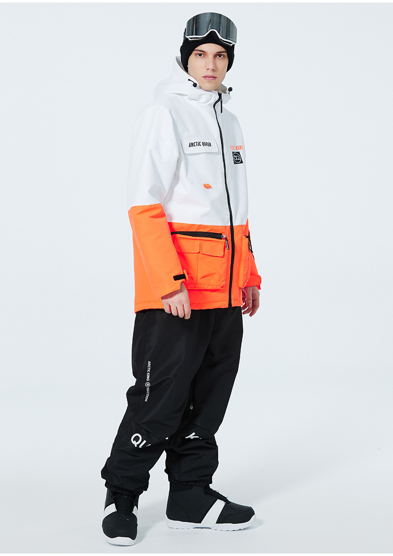 Men's Clothing Ski suit set for men and women couples warm and thick ski suit set single board double board ski suit_viptrois.com