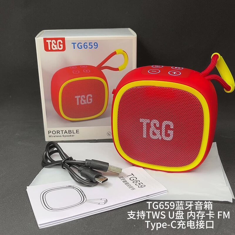 国境を越えて人気があるTG659無線bluetoothオーディオ屋外スポーツポータブルミニ携帯サブウーファースピーカー|undefined