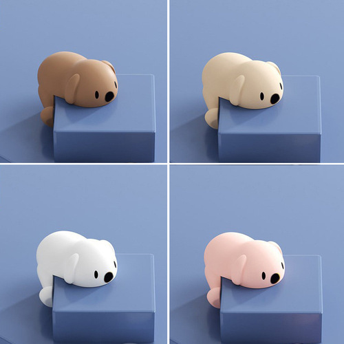 Cartoon puppy soft rubber corner protector table corner anti-collision corner protector animal type children's cute anti-collision corner DiJia model with glue