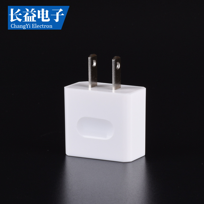 Cargador USB 5v1a, cabezal de carga 1A, estándar estadounidense/europeo, cargador de teléfono móvil, carga directa estándar estadounidense, negro y blanco, venta al por mayor