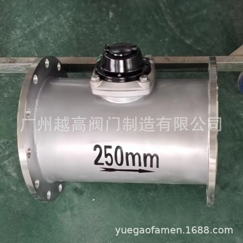 珠江牌 佳洁不锈钢法兰立耐腐蚀水表 ABS化工美标日标LXLG-80-100