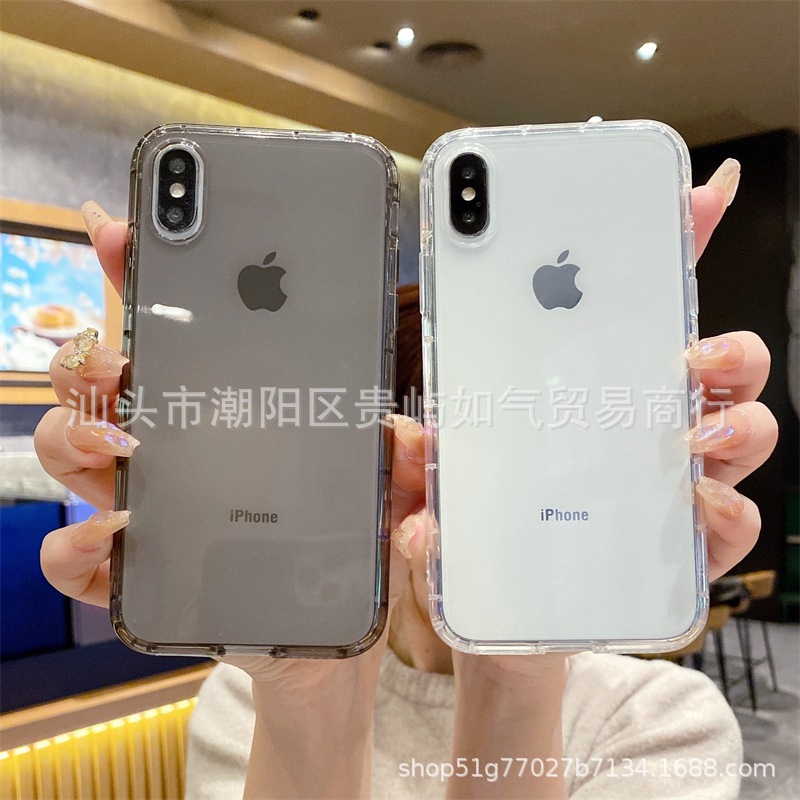 Suitable for Apple XS Transparent Mobile Phone Case Xsmax All-Inclusive Xr Soft Silicone 7Plus/Se2/Se3 Protective Cover 16 New Suitable for Apple XS Transparent Mobile Phone Case Xsmax All-Inclusive Xr Soft Silicone 7Plus/Se2/Se3 Protective Cover 16 New