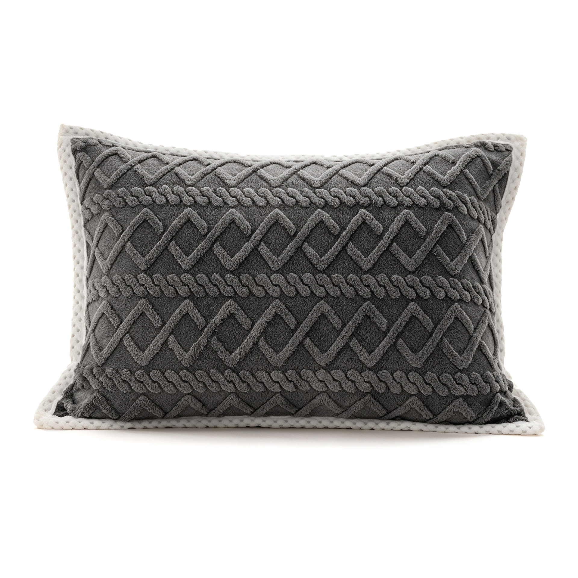 Comercio exterior transfronterizo Tafu Funda de almohada de terciopelo de invierno individual Funda de almohada de terciopelo Funda de almohada Color sólido Funda de almohada de terciopelo cálida y simple