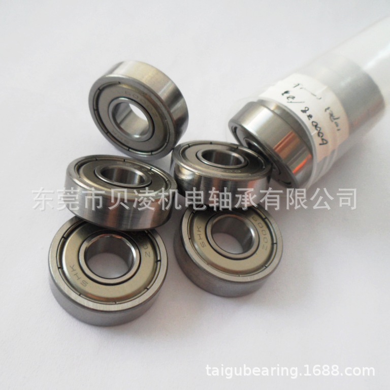 微型薄壁轴承 电机马达用轴承 静音轴承SHK牌子 6000ZZ