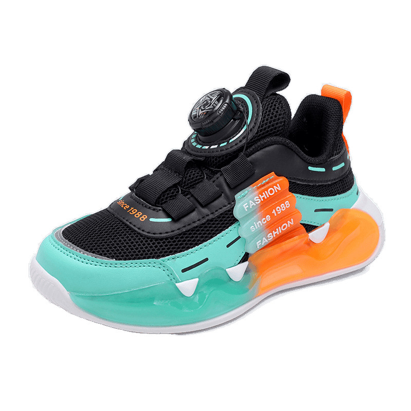 Zapatos para niños 2025 primavera y verano nuevo estilo malla transpirable para estudiantes casuales zapatos para correr para niños zapatos deportivos para niños