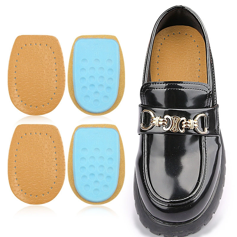 Латексная кожаная подставка для мужчин и женщин утолщенная амортизация спортивная подставка для пятки на высоких каблуках латекс антиизносная подставка для полукруга