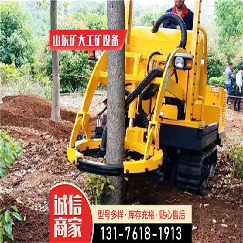 全新植树手持式小型挖坑机 多功能汽油动力电线杆挖洞机林业机械6