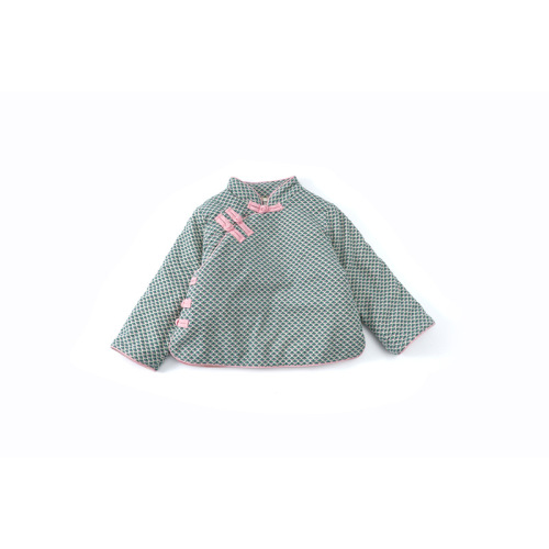 Girls' Tang suit Chinese style children's New Year Hanfu winter plus velvet baby New Year's festive clothes cotton suit