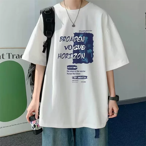 Ocean blue letters-white