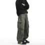 多口袋宽松新款春秋工装裤
