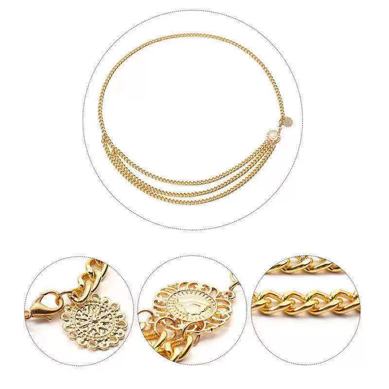 Accessory, fashionable metal chain solar-powered, European style, simple and elegant design