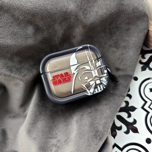Star Wars Black Samurai Earphone Case Airpods1/2 Generation Protective Case Soft Apple Pro2 Earphone Case 3/4 Generation