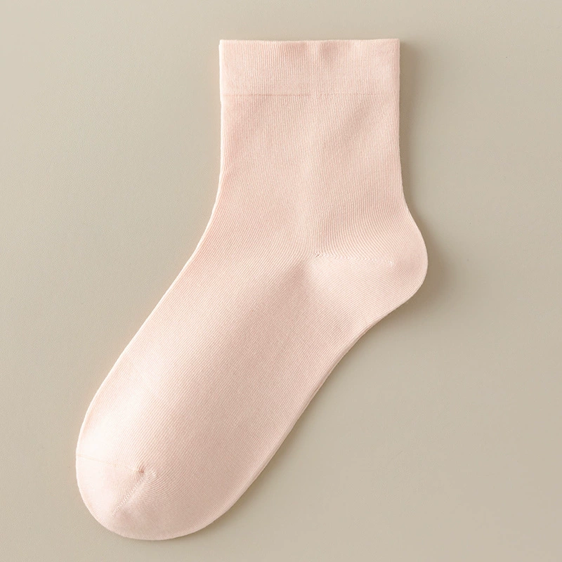 Knee socks (Tide) mid-length cotton for pregnant women, thin breathable loose fit