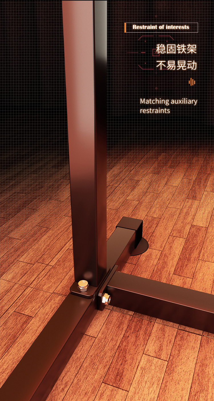 Jiuai Metal Bondage Handcuffs, Black Restraint Cuffs for Couples Training — detail image 15