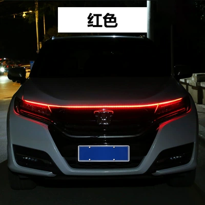 Gündüz işıqları — Front Engine Hood Light Strip - 12m-boxed-red-solid-on