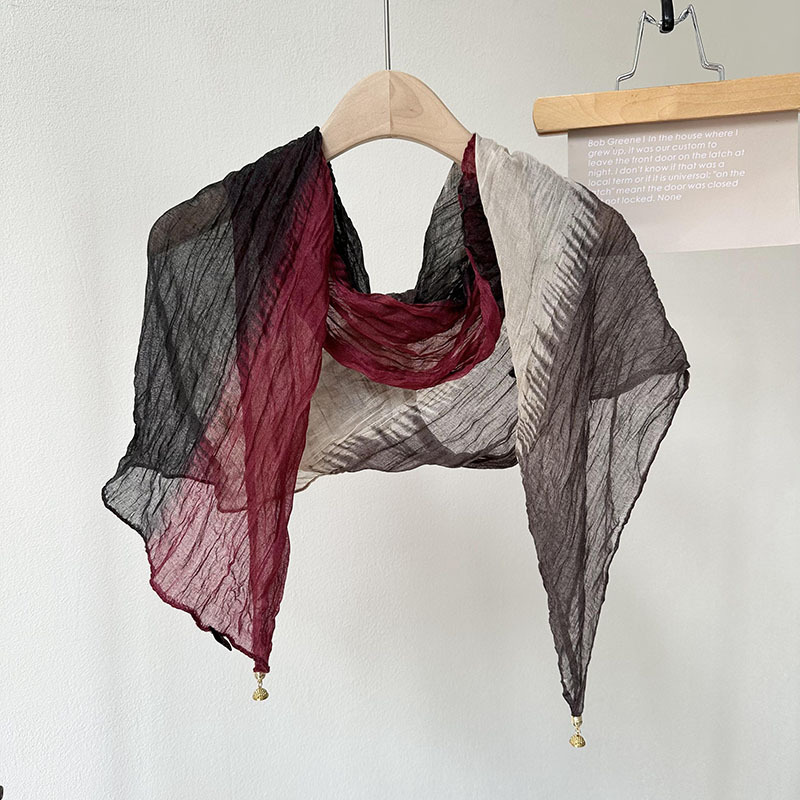 Buckle magnético pliegue bufandas de algodón y lino collar protector de cuello frío otoño y invierno decoración de moda bufandas cuadradas