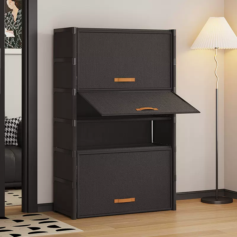 鞋架门口多层简易收纳防尘鞋柜省空间宿舍置物架外贸批发新中式