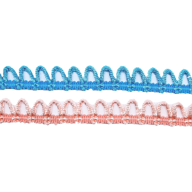 Color sin hebilla elástica, cinta de lazo, accesorios para sombreros desmontable, botones de encaje, accesorios para ojales de borde de ganchos de poliéster decorativos