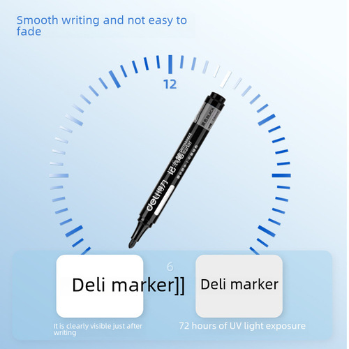Get Leimi marking pen wholesale oily black red marking pen thick waterproof does not fade fast drying big head express construction site