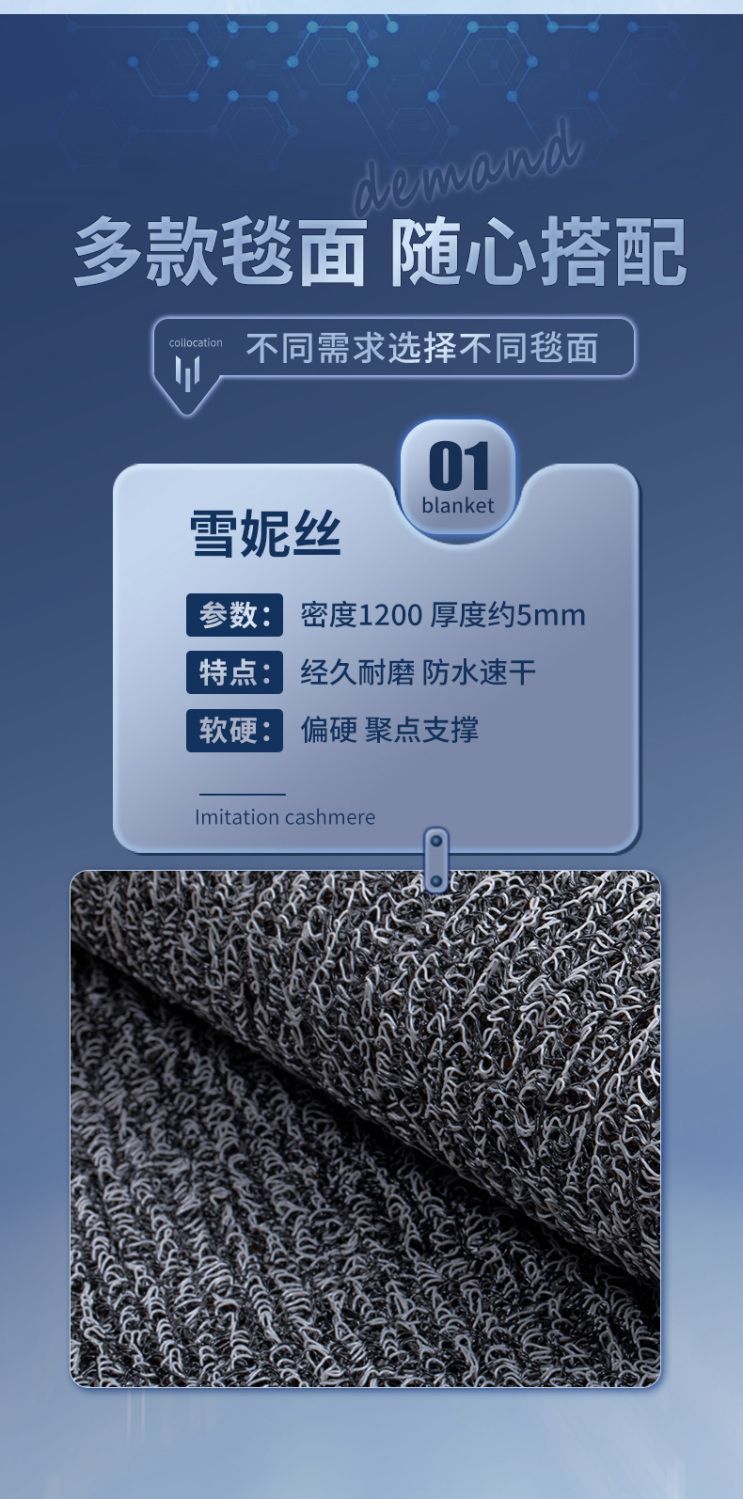 Suitable for Wuling Hongguang S Floor Mats Surrounding Special Hongguang S3 Five-Seven Seat Wear-Resistant Tpe Car Floor Mats Trunk Mat