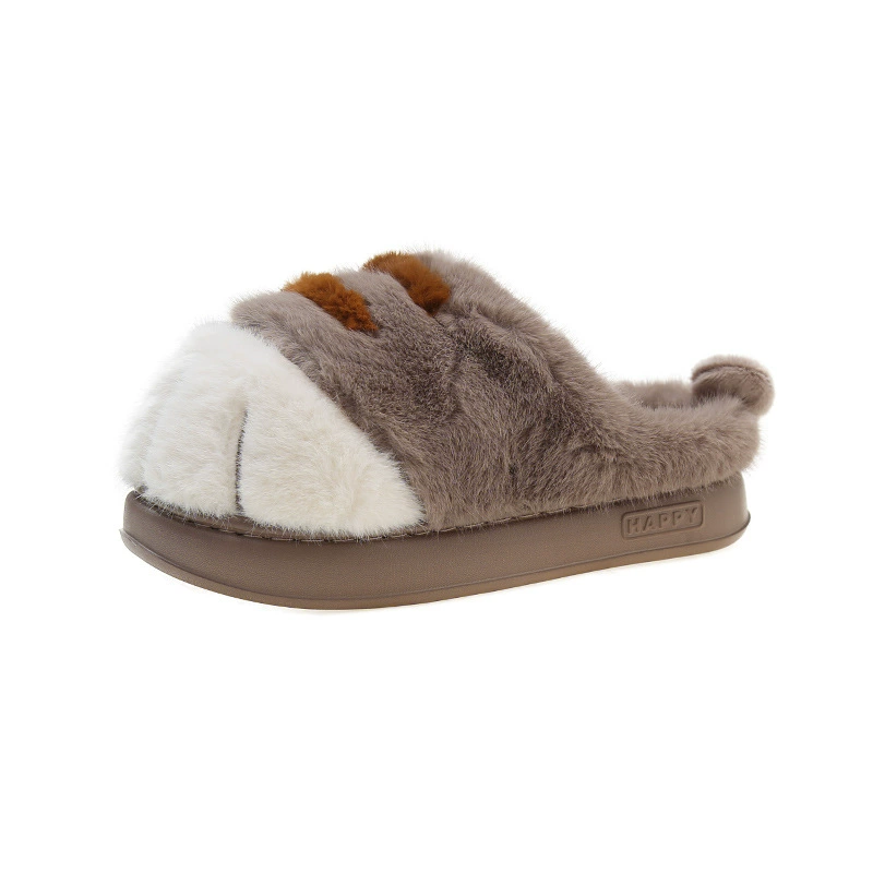 Slippers, footwear platform indoor, keep warm winter cartoon cute shoes