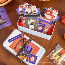 2025万圣节包装铁盒烘焙饼干曲奇糖果巧克力包装磨砂铁盒