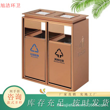 室内不锈钢垃圾桶带烟灰缸大堂走廊商场酒店商用电梯口大号果皮箱