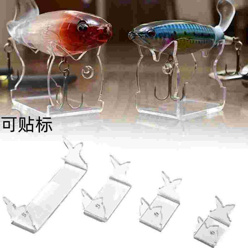 4-piece bait display rack acrylic transparent bait bait display rack Luya fake bait display rack