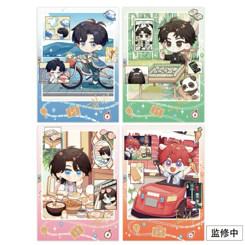 【Оригинальная версия】Gu Niang Travel Diary Series Polaroid Blind Box Badge Blind Drawing Two-dimensional Peripheral