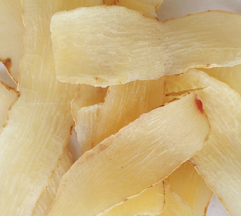 Dried Gastrodia Slices Tian Ma 50g Jar Chinese Herbal Tea and Decoction Ingredient quality and texture