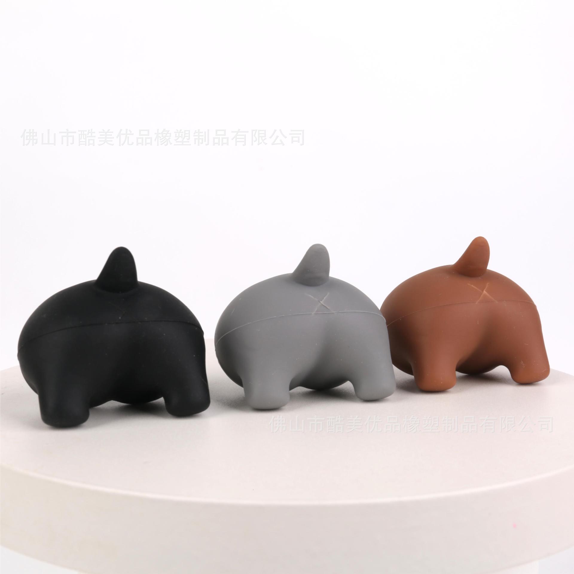 강아지 엉덩이 치약 캡 (주문시 색상을 기재해주세요)
