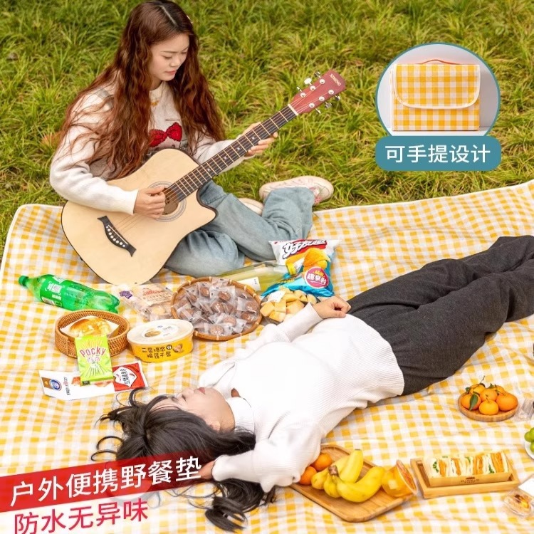 국경 간 신제품 피크닉 매트 방습 매트 두꺼운 야외 피크닉 캠핑 텐트 바닥 매트 방석 방수 무료 배송