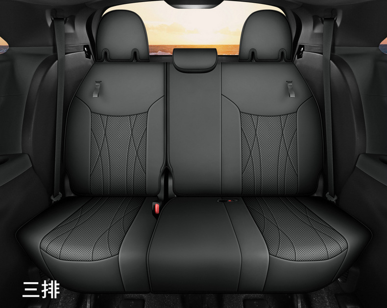 2026 new model, custom-fit Toyota Sienna seven-seater perforated leather car seat covers, full-coverage Sienna-specific seat covers