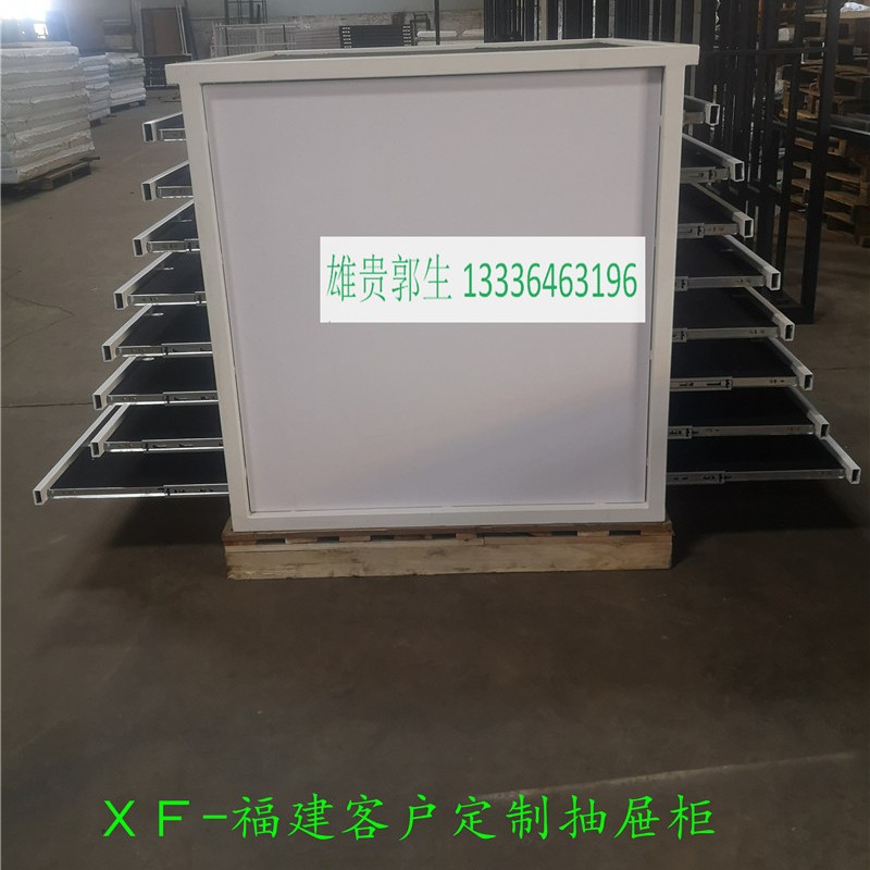 厂家批发600*600地板展架地板砖展架木地板抽屉展架尺寸瓷砖柜子