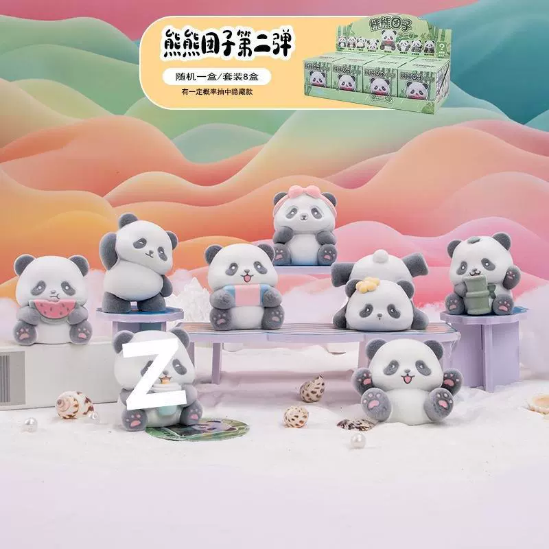 Двенадцать зодиакальных слепых коробок Симпатичные котики, НГ Panda, мальчики и девочки, новые подарки 2025 года, подарки интернет-знаменитостей