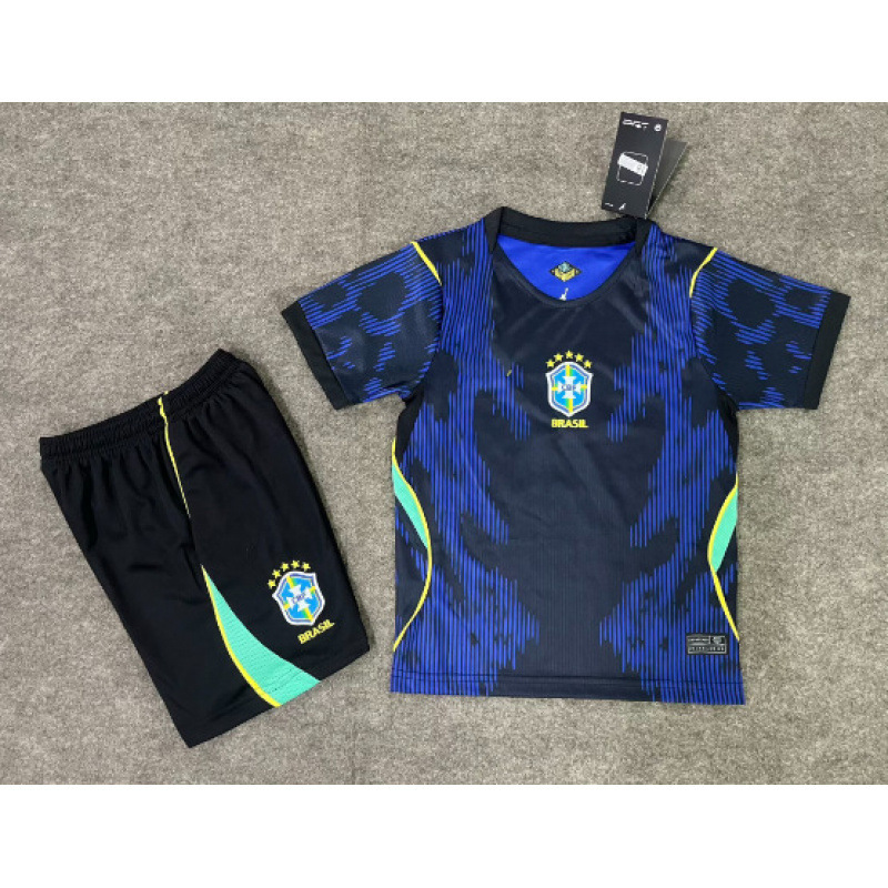 2026 Copa del Mundo de fútbol infantil trajes de mangas cortas pantalones cortos Argentina Alemania Francia niños y niñas secos rápidos image 9