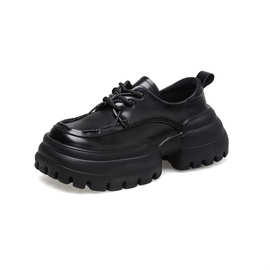 2543D EMONIA欧美朋克大头厚底鞋女复古松糕鞋蛋糕鞋英伦风面包鞋