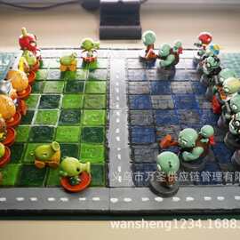 跨境3D Themed Chess主题人偶国际象棋套装桌面娱乐游戏摆件26824