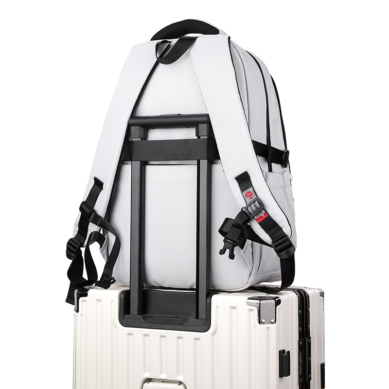 Peces naturales estudiantes de secundaria impermeable y transpirable nueva mochila de gran capacidad bolsa de computadora multicapa