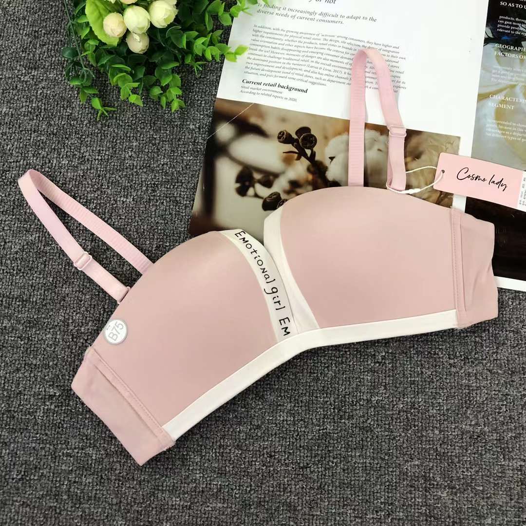 Filipino brillante sujetador ropa interior sin costuras medio grueso de alta calidad se reunieron multi-color multi-tamaño sujetador inalámbrico al por mayor